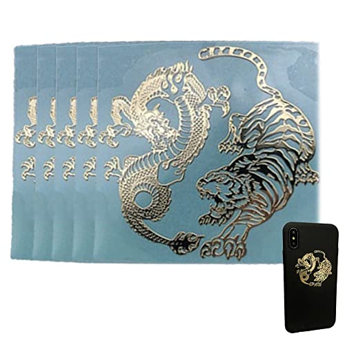 Lpitoy 5 Stück Drachen- Und -Aufkleber, Metall-Scrapbook-Aufkleber, Handy-Aufkleber, Laptop-dekorationsaufkleber, Selbstklebende Aufkleber Lpitoy 5 Stück Drachen- Und -Aufkleber, Metall-Scrapbook-Aufkleber, Handy-Aufkleber, Laptop-dekorationsaufkleber, Selbstklebende Aufkleber von Lpitoy