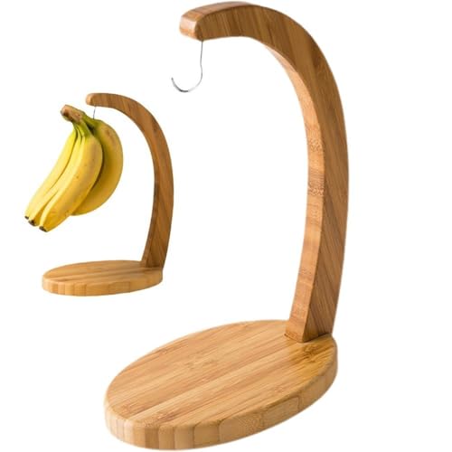 Lpitoy Bananenhalter Haken Zum Aufhängen, Rustikaler Traubenständer Für Die Küchenarbeitsplatte, Bananenregal, Bananenaufhänger, Um Bananen Und Früchte Frisch Zu Halten von Lpitoy