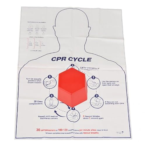 Lpitoy CPR-trainingsmodell, CPR-trainingshilfen-Set, CPR-Kompressions-erste-Hilfe-trainingsgerät Für Krankenpflegestudenten von Lpitoy