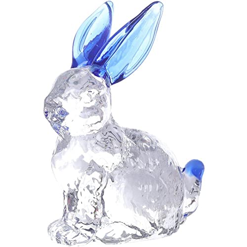 Lpitoy Glas-Kaninchen-Figur, Niedliche Kristall-Kaninchen-Statue, Kleine Tier-skulptur, Kunst-Tier-Dekoration, Ornament Für Zuhause Und Büro von Lpitoy