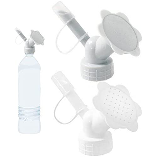 Lpitoy Sprinklerdüsen-Aufsätze für Flaschen 2 Stück Plastikflaschen-Sprinklerkopf Doppelter Flaschenbewässerungsauslauf für Blumen und Gemüse von Lpitoy