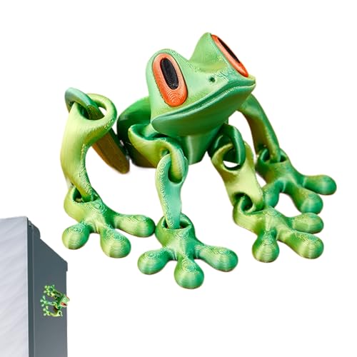 Bedruckter Froschs Mit Mehreren Gelenken, 3D Druck Simulations Froschs Kühlschrankmagnet Flexible Gelenk Frog Ornamente, Niedliche Frog Kühlschrankmagnete Für Heimdekoration, Kühlschränke Bedruckter Froschs Mit Mehreren Gelenken, 3D Druck Simulations Froschs Kühlschrankmagnet Flexible Gelenk Frog Ornamente, Niedliche Frog Kühlschrankmagnete Für Heimdekoration, Kühlschränke von Lpoppcx