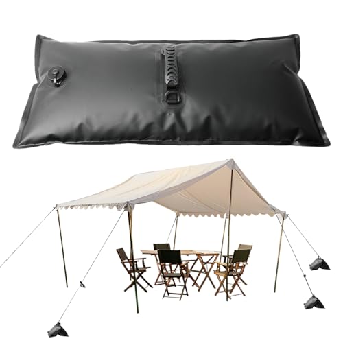 Lpoppcx Canopy Wasser Gewichte - Bein Gewichte - Ständer Basis Windstabil Mit Griff Wasser Sack Faltbar Für Outdoor Markise Party Hintergrund von Lpoppcx