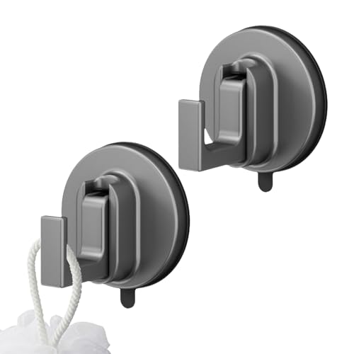 Lpoppcx Duschhaken Saugnapf,2 Stück Saugnapf Kranzhaken - Wiederverwendbarer Abnehmbarer Metallhalter Für Aufbewahrung Deko Küche Bad Fenster Glas Lpoppcx Duschhaken Saugnapf,2 Stück Saugnapf Kranzhaken - Wiederverwendbarer Abnehmbarer Metallhalter Für Aufbewahrung Deko Küche Bad Fenster Glas von Lpoppcx