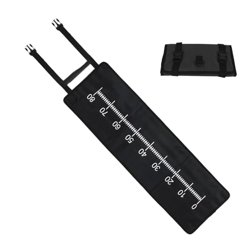 Lpoppcx Fishing Measuring Mat | Tragbar Zusammenklappbar Angelmaß Unterlage,Fliegenfischen Ausrüstung für Steg Meerwasser Fluss Süßwasser Boot Outdoor Aktivitäten Camping Ufer von Lpoppcx