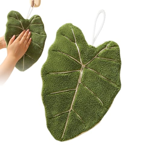 Lpoppcx Handtücher Küche | Weiches Saugfähiges Handtuch Mit Aufhängebändel | Weiches Saugfähiges Korallenfleece-Blattform Waschtuch Für Haushalt Küche Bad Lpoppcx Handtücher Küche | Weiches Saugfähiges Handtuch Mit Aufhängebändel | Weiches Saugfähiges Korallenfleece-Blattform Waschtuch Für Haushalt Küche Bad von Lpoppcx