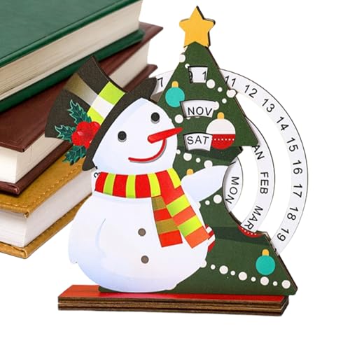 Lpoppcx Holz Schreibtisch Kalender,Manueller Drehblock Adventskalender | Tischdekoration Für Wohnung Hotel Klassenzimmer Lpoppcx Holz Schreibtisch Kalender,Manueller Drehblock Adventskalender | Tischdekoration Für Wohnung Hotel Klassenzimmer von Lpoppcx