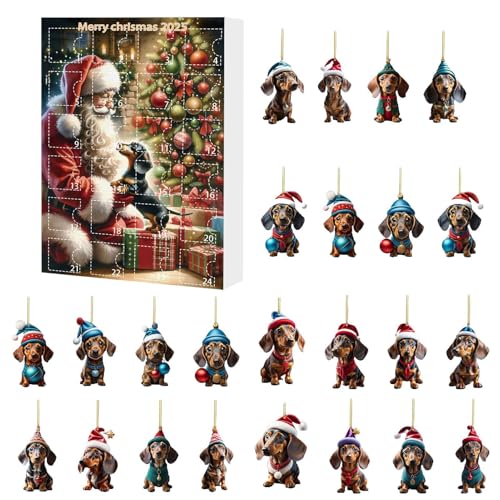 Lpoppcx Hund Kalender Zum Abzählen | Adventskalender Für Hunde 2025 Mit 24 Tagen - Acryl Deko Für Weihnachten Dezember Wohnzimmer Kinderzimmer Jugendliche Erwachsene Lpoppcx Hund Kalender Zum Abzählen | Adventskalender Für Hunde 2025 Mit 24 Tagen - Acryl Deko Für Weihnachten Dezember Wohnzimmer Kinderzimmer Jugendliche Erwachsene von Lpoppcx