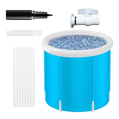 Lpoppcx Klappbare Badewanne,Familien Badewanne Zum Vollbad - Große Wasserdichte Korb Für Garten Camping Reisen Familie Terrasse Badezimmer von Lpoppcx