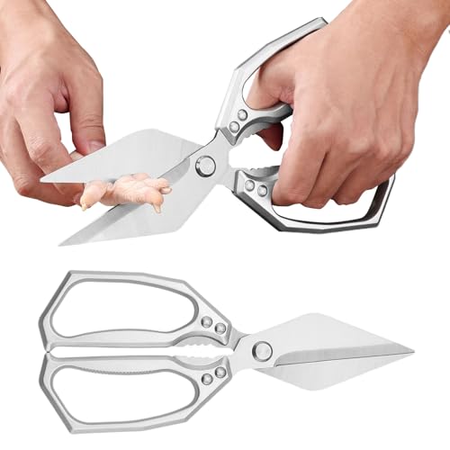 Lpoppcx Küchenschere | Haushaltsgeflügelschere | 2-teilige Hühnerschere für Bäcker Walnuss Grillfleisch Geflügel Nüsse Ente Hobbyköche und Profis Lpoppcx Küchenschere | Haushaltsgeflügelschere | 2-teilige Hühnerschere für Bäcker Walnuss Grillfleisch Geflügel Nüsse Ente Hobbyköche und Profis von Lpoppcx