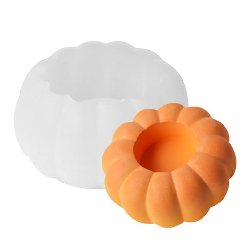 Lpoppcx Kürbis-Kerzenhalter-Form, Silikon-Kerzenhalter-Form,Kürbis Kerzenständer Silikonform für Tischdekoration | Halloween-Kerzentablett, Epoxidharz-Gussform für ästhetische Schreibtischdekoration Lpoppcx Kürbis-Kerzenhalter-Form, Silikon-Kerzenhalter-Form,Kürbis Kerzenständer Silikonform für Tischdekoration | Halloween-Kerzentablett, Epoxidharz-Gussform für ästhetische Schreibtischdekoration von Lpoppcx