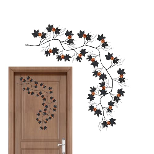 Lpoppcx RankenHalloween Dekoration | Weidenranken Girlande 54 LED | Wasserdicht 8 Modi Festliche Grusel Beleuchtung für Schlafzimmer Fenster Garten Terrasse Treppe Wohnzimmer Lpoppcx RankenHalloween Dekoration | Weidenranken Girlande 54 LED | Wasserdicht 8 Modi Festliche Grusel Beleuchtung für Schlafzimmer Fenster Garten Terrasse Treppe Wohnzimmer von Lpoppcx