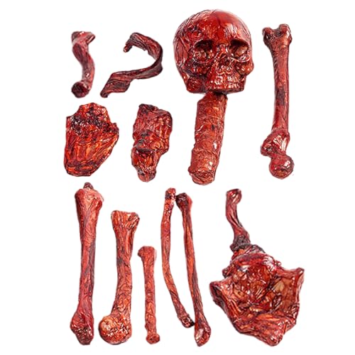 Lpoppcx Skelett Dekoration - Set Menschlicher Schädel - Halloween Deko Für Friedhof Vorgarten Garten Karneval Party Lpoppcx Skelett Dekoration - Set Menschlicher Schädel - Halloween Deko Für Friedhof Vorgarten Garten Karneval Party von Lpoppcx