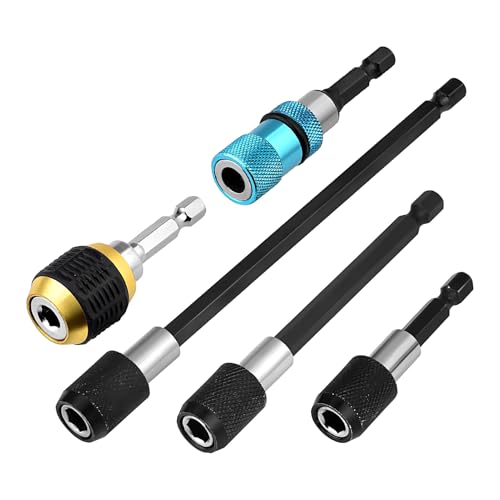 Lpoppcx Stecknuss Adapter Für Bohrer, 1/4 Zoll Sechskant Verlängerungsstange, 5 Stück Steckadapter für Installationen Elektro Handwerk Industrie Heimwerker Garage Lpoppcx Stecknuss Adapter Für Bohrer, 1/4 Zoll Sechskant Verlängerungsstange, 5 Stück Steckadapter für Installationen Elektro Handwerk Industrie Heimwerker Garage von Lpoppcx