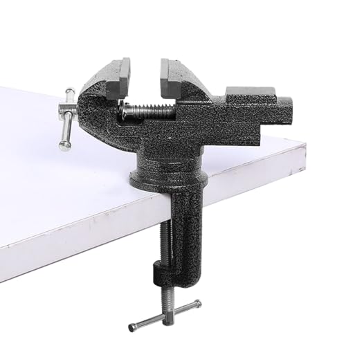 Lpoppcx Tischklemme | Schraubstock Für Holzwerken An Der Werkbank - Tragbare Feste Vorrichtung Für Metallbearbeitung Fräsen Löten Schweißen Bohren von Lpoppcx
