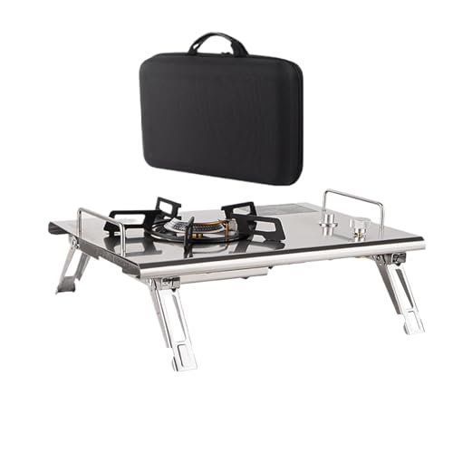 Lpoppcx Tragbarer Campingkocher | Outdoor Kocher Zusammenklappbare Camping Ausrüstung | Zubehör Für Outdoor Kochen Wandern Picknick Angeln Grillen RV Reise Fest Party Backpacking von Lpoppcx