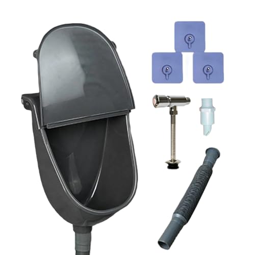 Lpoppcx Urinale Für Männer Badezimmer | Outdoor Toilette,Geruchsstop Design Wandtoilette Mit Abdeckung Für Baustelle Camping Park Garage Gym Lpoppcx Urinale Für Männer Badezimmer | Outdoor Toilette,Geruchsstop Design Wandtoilette Mit Abdeckung Für Baustelle Camping Park Garage Gym von Lpoppcx