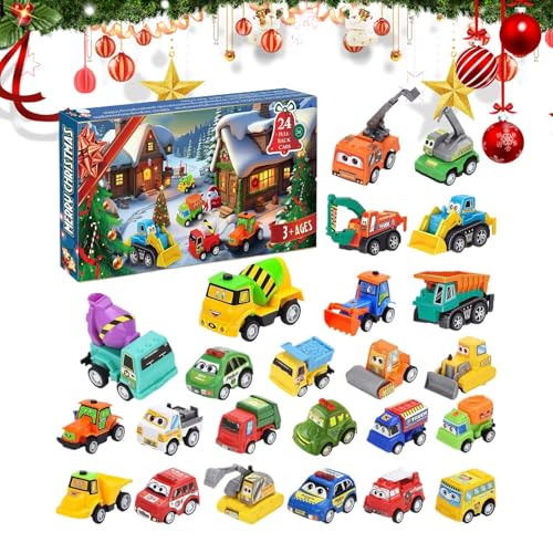 Lpoppcx Weihnachts Countdown Spielzeug, 24 Tage Countdown Kalender Mit Rückziehauto Für Kinder, Spielzeugauto Für Jugendliche Mädchen Kinder Kleinkinder Freunde Schwestern Lpoppcx Weihnachts Countdown Spielzeug, 24 Tage Countdown Kalender Mit Rückziehauto Für Kinder, Spielzeugauto Für Jugendliche Mädchen Kinder Kleinkinder Freunde Schwestern von Lpoppcx