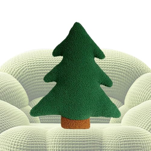 Lpoppcx Weihnachtskissen,Baum Motiv Weiches Sofakissen Wohnzimmer Deko | Rückenkissen Weihnachtsdeko für Wohnzimmer Schlafzimmer Büro Farmhausstil von Lpoppcx