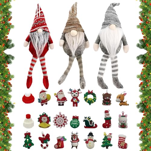 Lpoppcx Weihnachtswichtel Adventskalender, 2025 Countdown Kalender Mit 24 Wichtel Figuren Für 24 Tage, Sammelfiguren Für Festtisch Kaminsims Fensterbank Türdekoration Lpoppcx Weihnachtswichtel Adventskalender, 2025 Countdown Kalender Mit 24 Wichtel Figuren Für 24 Tage, Sammelfiguren Für Festtisch Kaminsims Fensterbank Türdekoration von Lpoppcx