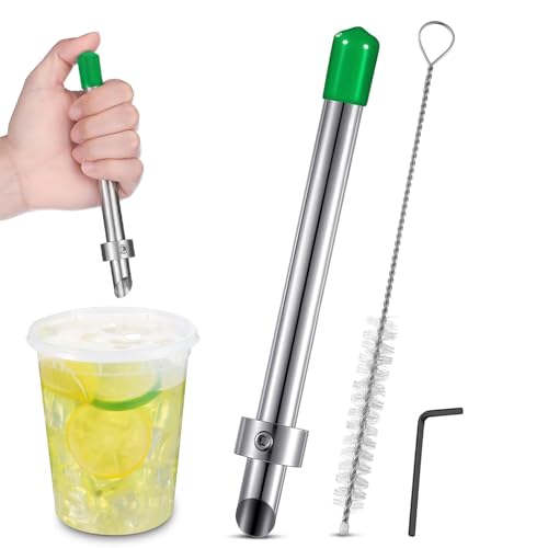 Lpoppcx Zitronenlimonade Becher Locher - Praktischer Deckel Locher Für Strohhalme,Edelstahl Küchenwerkzeuge Für Getränke Café Lebensmittelzubereitung Lpoppcx Zitronenlimonade Becher Locher - Praktischer Deckel Locher Für Strohhalme,Edelstahl Küchenwerkzeuge Für Getränke Café Lebensmittelzubereitung von Lpoppcx