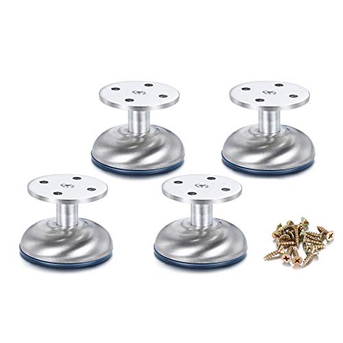 Lpraer 4x Möbelfüße verstellbar 4,5cm Metall Schrankfüße Sofafuß Küche Füße Schreibtisch Tischbeine Möbel Beine aus Edelstahl, belastbar bis 400KG Lpraer 4x Möbelfüße verstellbar 4,5cm Metall Schrankfüße Sofafuß Küche Füße Schreibtisch Tischbeine Möbel Beine aus Edelstahl, belastbar bis 400KG von Lpraer