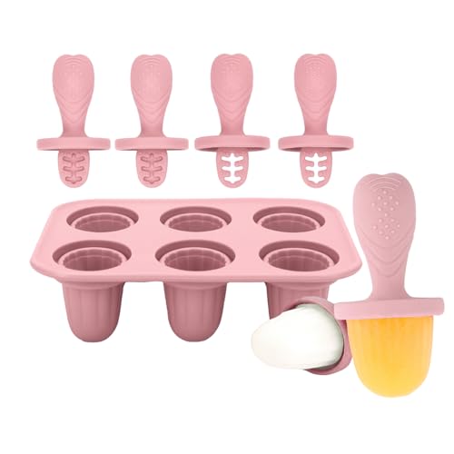 Ice Pop Formen Silikon, Gefrierschrank-Lollipop-Tablett, Wiederverwendbare 6-Gitter-Pop-Form, Flexibel Und Nicht Stick, Kompakt Und Einfach Zu Speichern, 12 X 10 X 8,1 Cm, Für Den Heimgebrauch Ice Pop Formen Silikon, Gefrierschrank-Lollipop-Tablett, Wiederverwendbare 6-Gitter-Pop-Form, Flexibel Und Nicht Stick, Kompakt Und Einfach Zu Speichern, 12 X 10 X 8,1 Cm, Für Den Heimgebrauch von Lpsdssre