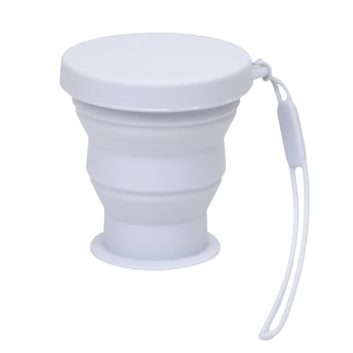 Lpsdssre Faltbare Becher Für Unterwegs - Silicone Faltbarer Kaffeebecher 200ml,Wiederverwendbare Thermo Tasse Für Heiße Und Kalte Getränke Für Picknick Angeln Outdoor Camping Studio von Lpsdssre
