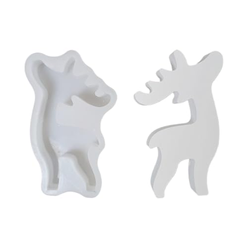 Lpsdssre Hirsch Formen Silikon | Rentier Weihnachtsformen | Backen Seife Kuchen Für Festliche Feierlichkeiten Schokolade Hochzeit Deko Kerze von Lpsdssre