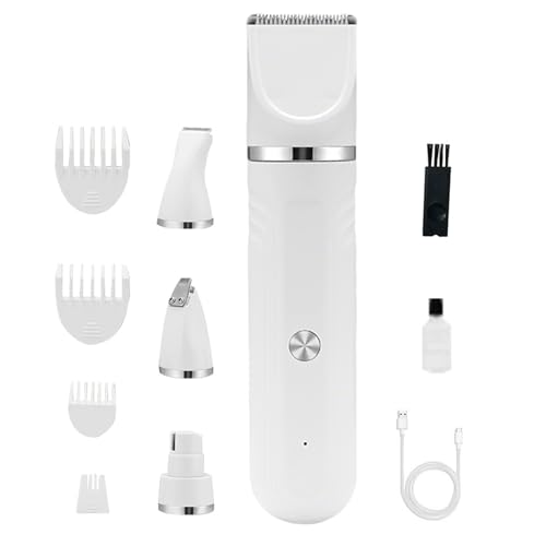 Lpsdssre Hundefell Trimmer | 4-in-1 Tierhaarschneider Elektrisch Wiederaufladbar | Elektrische Verstellbare Schermaschine Schere Werkzeug Für Katze Bad Welpe Zuhause Lpsdssre Hundefell Trimmer | 4-in-1 Tierhaarschneider Elektrisch Wiederaufladbar | Elektrische Verstellbare Schermaschine Schere Werkzeug Für Katze Bad Welpe Zuhause von Lpsdssre
