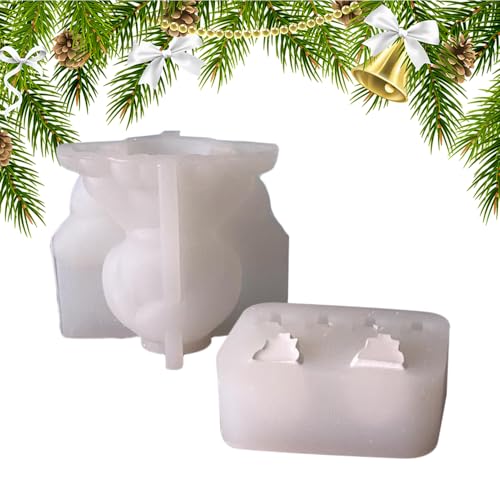 Lpsdssre Weihnachtsformen Für Kerzen | Gießharzformen Weihnachten | Festliche Saisonale Kunsthandwerk Formen Für Polymermasse Epoxidharz Gießen therapie von Lpsdssre