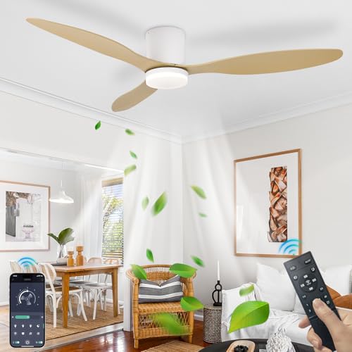 Lrenjon Deckenventilator Mit Beleuchtung Und Fernbedienung Leise Led Deckenleuchte Mit Ventilator Dimmbar 6-Gang Ceiling Fan with Light Timer Reversible DC-Motoren Schlafzimmer Wohnzimmer Weiß Lrenjon Deckenventilator Mit Beleuchtung Und Fernbedienung Leise Led Deckenleuchte Mit Ventilator Dimmbar 6-Gang Ceiling Fan with Light Timer Reversible DC-Motoren Schlafzimmer Wohnzimmer Weiß von Lrenjon