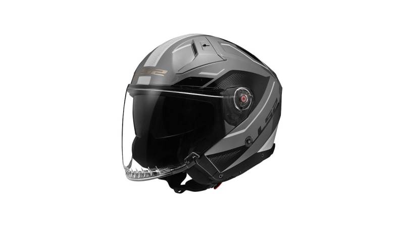 LS2 Jethelm OF603 INFINITY II verschiedene Farben und Größen XXL Weiß / Grau von LS2