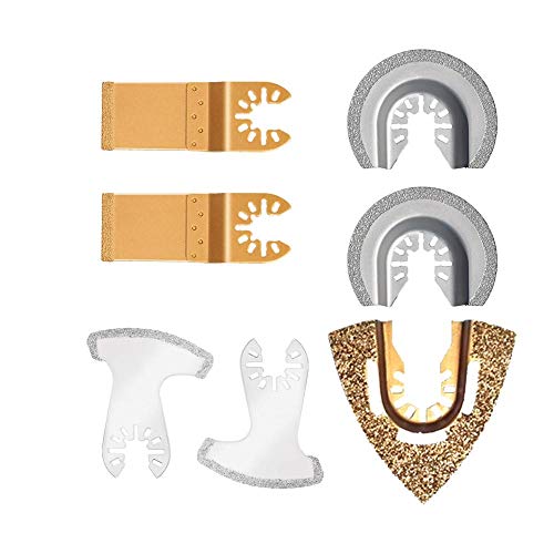 Lsaardth Universal Hartmetall Oszillierende SäGebläTte - 7 Pcs Oszillierendes ZubehöR Set Mix Multitool SäGebläTter Kit Gemischte Multitool SäGebläTte Schnellwechsel Oszillationswerkzeug Blattset Lsaardth Universal Hartmetall Oszillierende SäGebläTte - 7 Pcs Oszillierendes ZubehöR Set Mix Multitool SäGebläTter Kit Gemischte Multitool SäGebläTte Schnellwechsel Oszillationswerkzeug Blattset von Lsaardth