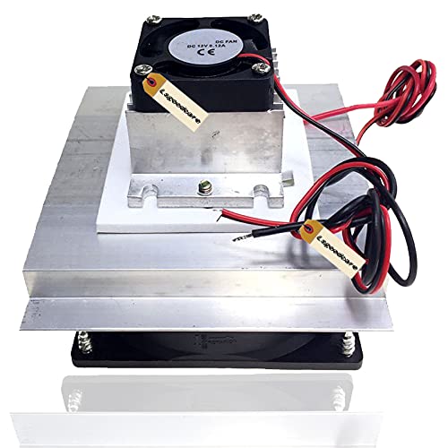 Lsgoodcare Peltier-Kühler-Set, 12 V, Halbleiter, thermoelektrischer Kühler, Peltier-Kühlsystem, TEC1-12706, Peltier-Kühlkörper-Modul-Set von Lsgoodcare