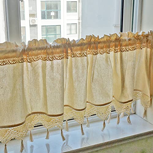 Lsimeru Creme Scheibengardinen Vintage Shabby Chic Küchen Vorhang Kurz Häkeln Bistrogardine Landhaus Schiebevorhang Kurzstore Retro Elegant Kurzgardinen Cafe Fensterdeko,45x180cm Lsimeru Creme Scheibengardinen Vintage Shabby Chic Küchen Vorhang Kurz Häkeln Bistrogardine Landhaus Schiebevorhang Kurzstore Retro Elegant Kurzgardinen Cafe Fensterdeko,45x180cm von Lsimeru