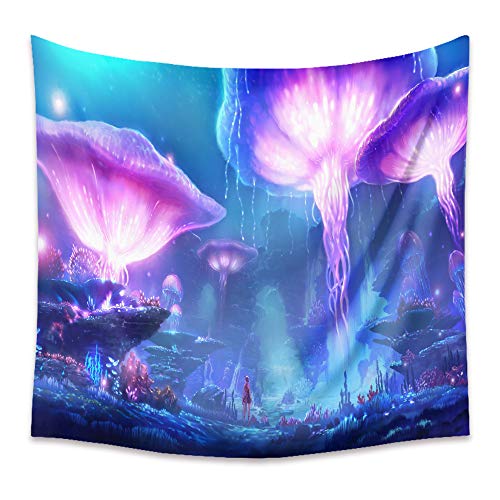 Lsimeru Fantasy Wandteppich Psychedelic Leuchtende Quallen 150x100 Wandbehang Dunkel Unterwasserwelt Animal Wandtuch Tapestry Wandkunst Wandtücher Schlafzimmer Deko Lsimeru Fantasy Wandteppich Psychedelic Leuchtende Quallen 150x100 Wandbehang Dunkel Unterwasserwelt Animal Wandtuch Tapestry Wandkunst Wandtücher Schlafzimmer Deko von Lsimeru