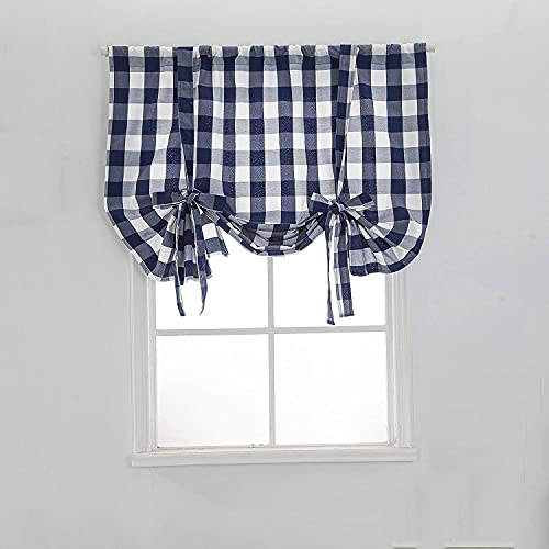 Lsimeru Raffrollo Landhausstil Blickdicht mit Tunnelzug 116 cm Breit Blau Weiss Kariert Raffgardinen Scheibengardinen Bistrogardine Rollo Kurzstore Kleine Gardinen für Fenster Lsimeru Raffrollo Landhausstil Blickdicht mit Tunnelzug 116 cm Breit Blau Weiss Kariert Raffgardinen Scheibengardinen Bistrogardine Rollo Kurzstore Kleine Gardinen für Fenster von Lsimeru