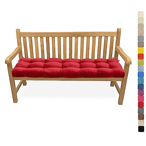 Lsjoaw Bankauflage Bankkissen 115X45X6CM Sitzauflage Sitzkissen Bank Bankpolster Sitzpolster Auflage für Gartenbank Sitzbank & Hollywoodschauke Outdoor/Indoor,Color#33 von Lsjoaw