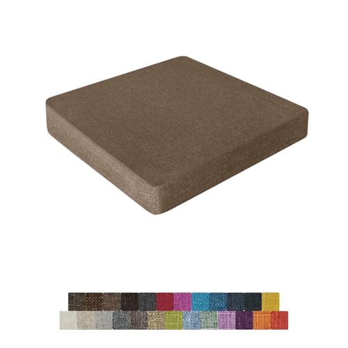 Lsjoaw Quadratisch Sitzkissen Bodenkissen Stuhlkissen Waschbar Stuhlauflage Rutschfestes Barhocker-Kissen AbnehmbarerBezug (Color#19 40X40X5CM) von Lsjoaw