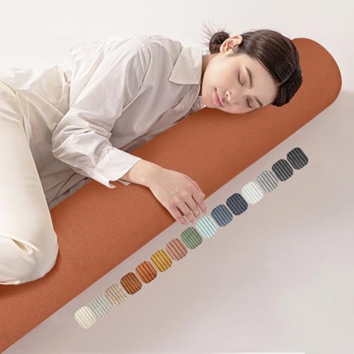 Lsjoaw Seitenschläferkissen 55x15x15cm Cordstoff+35DSchwamm Langes Kissen Body Pillow Körperkissen Rundes Ganzkörperkissen Stützkissen Erwachsene Kinder Umstandskissen Orange Lsjoaw Seitenschläferkissen 55x15x15cm Cordstoff+35DSchwamm Langes Kissen Body Pillow Körperkissen Rundes Ganzkörperkissen Stützkissen Erwachsene Kinder Umstandskissen Orange von Lsjoaw