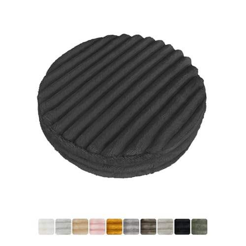 Lsjoaw Sitzkissen 35 X 35 X 8CM 1 Stück Rund Kissen Sitzunterlage Chair Cushion Sitzauflage Runde Stuhl Sitzpolster für Outdoor & Indoor Gartenstuhl Küche oder Esszimmerstuhl Schwarz Lsjoaw Sitzkissen 35 X 35 X 8CM 1 Stück Rund Kissen Sitzunterlage Chair Cushion Sitzauflage Runde Stuhl Sitzpolster für Outdoor & Indoor Gartenstuhl Küche oder Esszimmerstuhl Schwarz von Lsjoaw