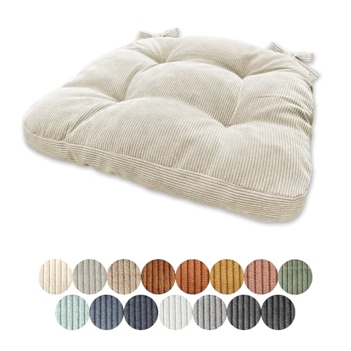 Lsjoaw Stuhlauflage 1 Stück Gartenstuhl Auflage Sitzkissen Bequeme Sitzpolster Gefüllt Stuhlkissen Outdoor & Indoor Kissen Weiche Gemütliche Stuhlkissen mit Bindebänder 40X40X38X6cm Color#1 Lsjoaw Stuhlauflage 1 Stück Gartenstuhl Auflage Sitzkissen Bequeme Sitzpolster Gefüllt Stuhlkissen Outdoor & Indoor Kissen Weiche Gemütliche Stuhlkissen mit Bindebänder 40X40X38X6cm Color#1 von Lsjoaw
