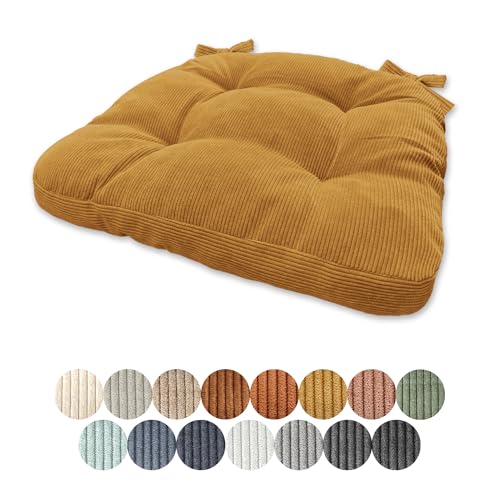 Lsjoaw Stuhlauflage 1 Stück Gartenstuhl Auflage Sitzkissen Bequeme Sitzpolster Gefüllt Stuhlkissen Outdoor & Indoor Kissen Weiche Gemütliche Stuhlkissen mit Bindebänder 40X40X38X6cm Color#6 Lsjoaw Stuhlauflage 1 Stück Gartenstuhl Auflage Sitzkissen Bequeme Sitzpolster Gefüllt Stuhlkissen Outdoor & Indoor Kissen Weiche Gemütliche Stuhlkissen mit Bindebänder 40X40X38X6cm Color#6 von Lsjoaw