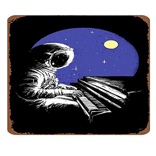 Lsjuee Astronauta Pianista Divertido tapete de bienvenida Felpudo antideslizante y lavable Novedad Decoración Alfombras para puertas para baño Interior y Exterior 16 * 24 pulgadas / 40 * 60 cm von Lsjuee