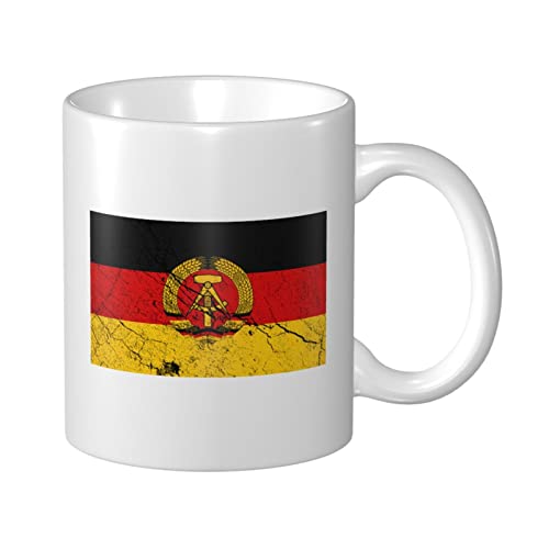 Lsjuee Kaffeetasse mit Flagge von Eastany, 11 oz, doppelseitiger Druck, Teetasse für tolles Geschenk, Büro, Zuhause, Kaffeetassen von Lsjuee