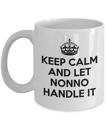 Lsjuee Nonno-Becher - Bleib ruhig und lass Nonno damit umgehen - Nonno-Geschenk von Lsjuee