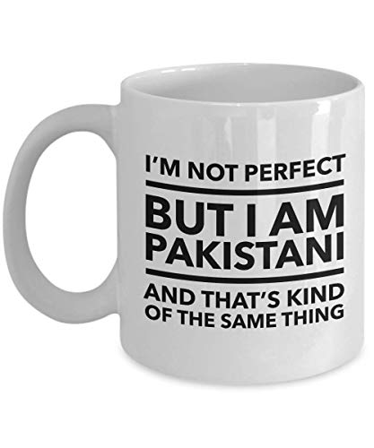 Pakistanische Tasse - Ich bin nicht perfekt, aber ich bin Pakistani und das ist irgendwie dasselbe - Pakistanische Kaffeetasse - Pakistanisches Geschenk von Lsjuee