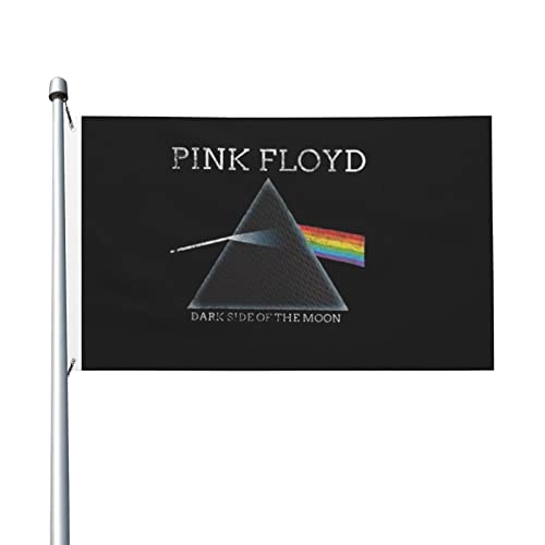 Pink Rainbow Floyd Outdoor-Flagge, Yard-Flagge, dekorativ, verblasst nicht, für draußen, drinnen, drinnen, Dekoration, 9,1 x 1,5 m von Lsjuee