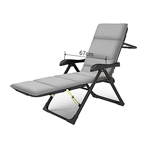 Lsoiup 67 cm breiter Zero-Gravity-Relaxsessel – klappbare Sonnenliege mit 5 verstellbaren Positionen, Gartenstuhl für die Terrasse von Lsoiup